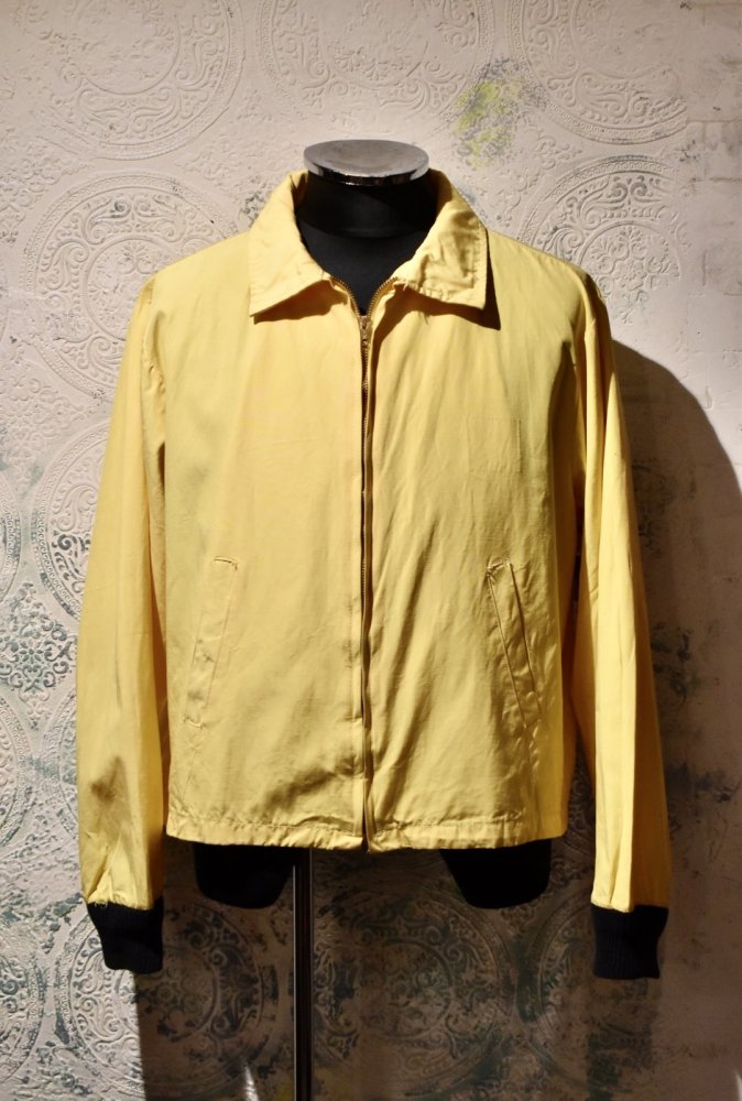 us 1960's~ yellow drizzler jacket