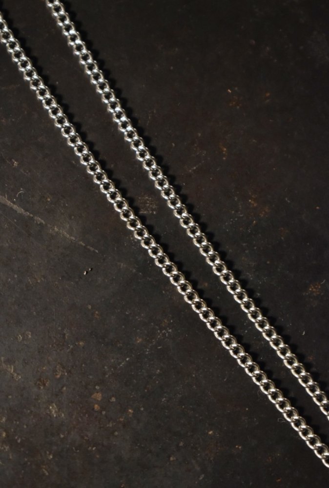 Vintage silver × onyx necklace