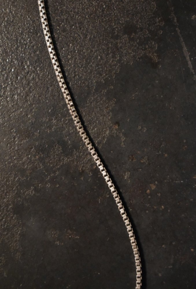 British 1894's silver × rose gold fob necklace