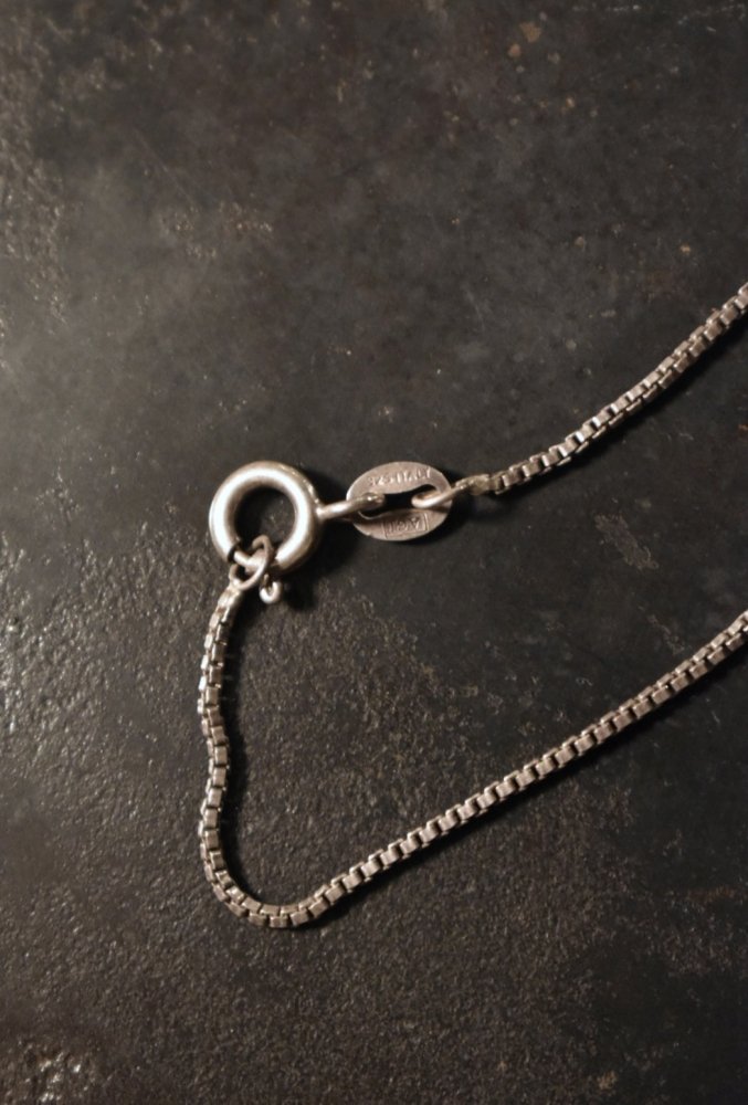British 1894's silver  rose gold fob necklace