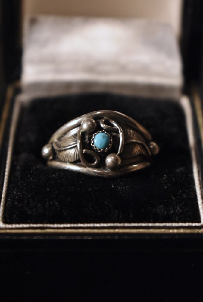 us vintage silver × turquoise ring 