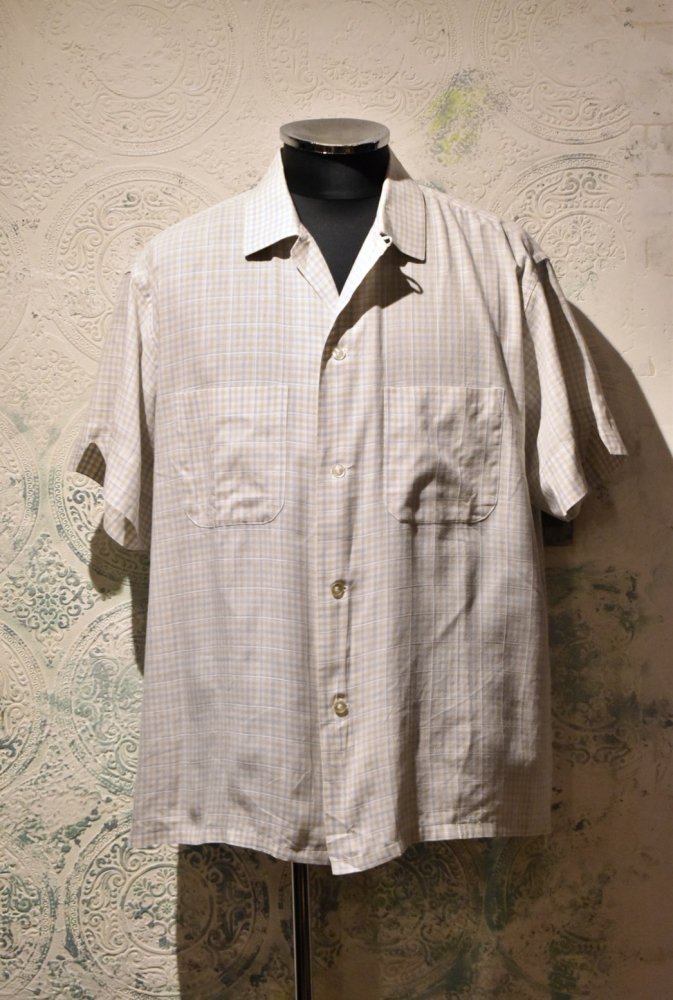 us 1960's cotton s/s shirt