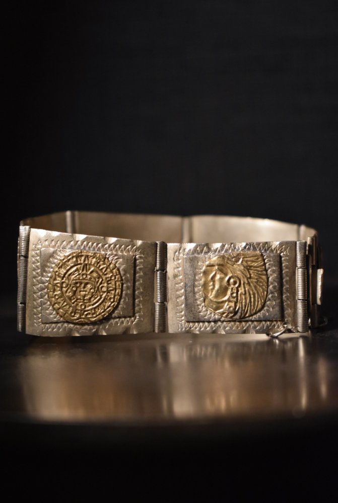 メキシコ ヴィンテージ シルバー ブレスレット [ sterling silver 925 ] [ vintage bracelet ] |  Belphegol vintage 古着 通販 ヴィンテージ古着屋