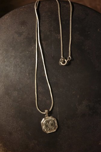 Vintage "M" necklace