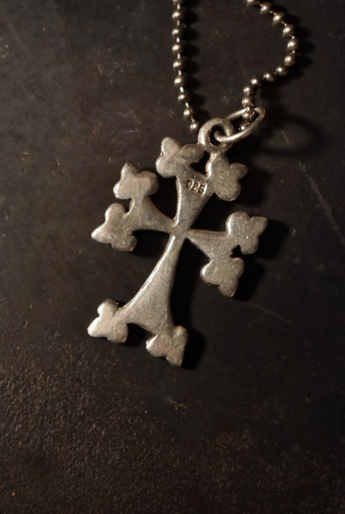 Vintage silver cross necklace
