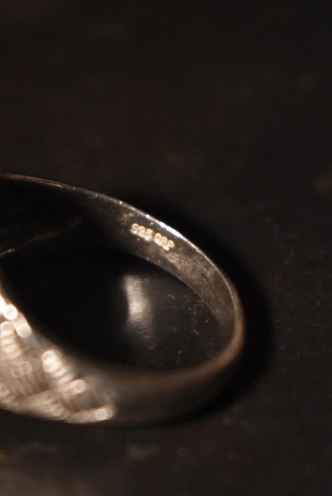 Vintage silver signet ring