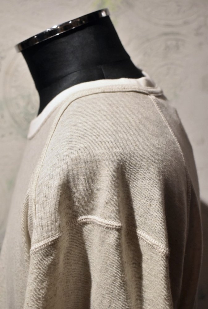 Verthandi butch cotton linen s/s cut sew "Ivory"