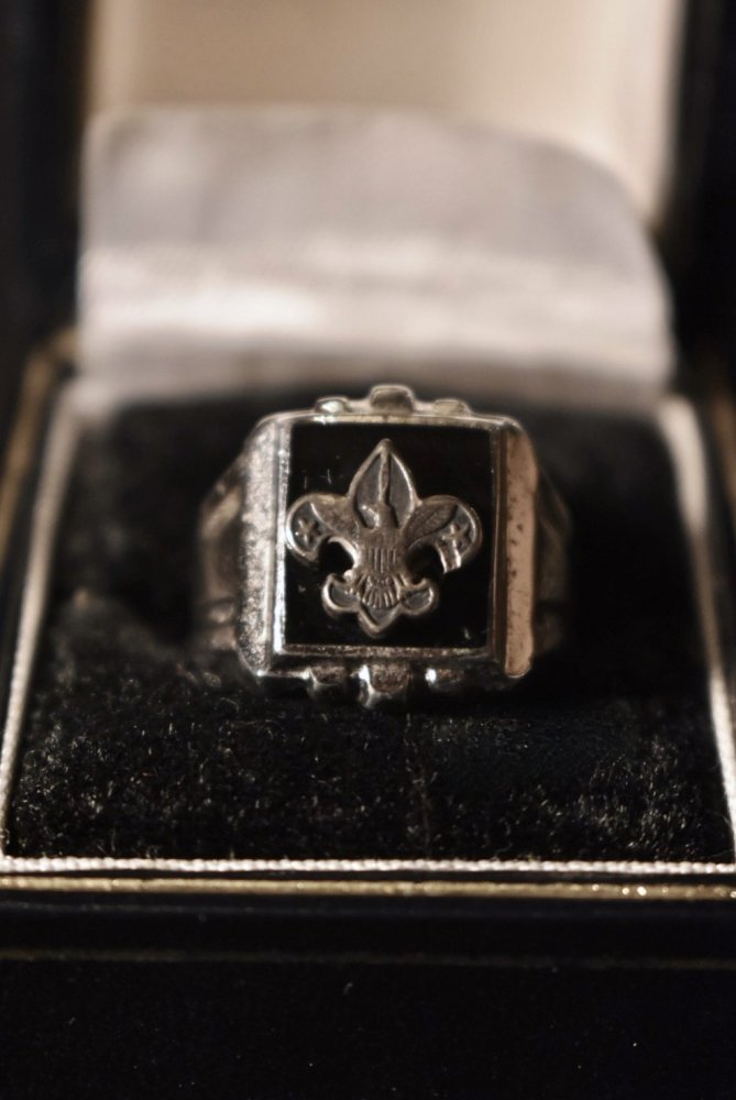 us 1950~60's BSA silver ring