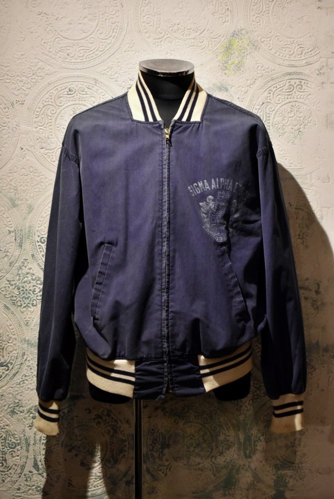 us 1950's～ college cotton blouson