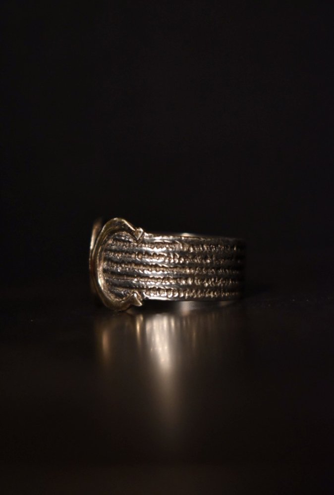 Vintage silver × gold ring