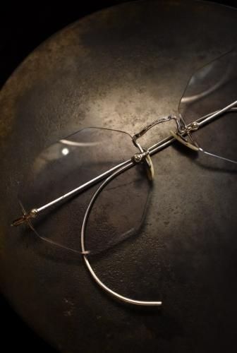 us 1940's~ "Bausch & Lomb" two point glasses