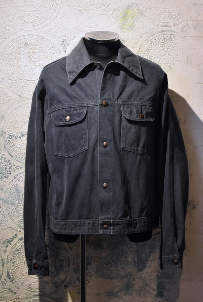 us 1970's "AQUEDUCT" cotton satin jacket