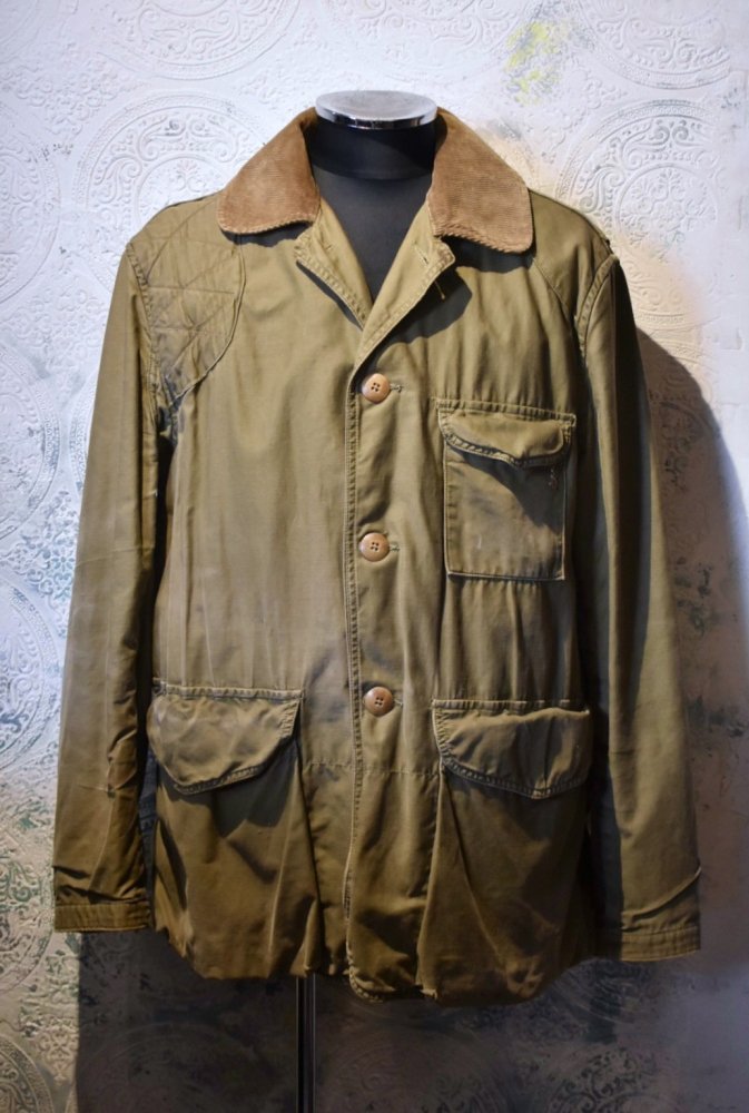 us 1950's American Field cotton satin hunting jacket