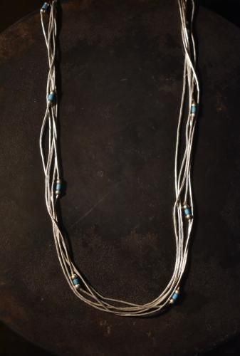 Vintage silver chain necklace