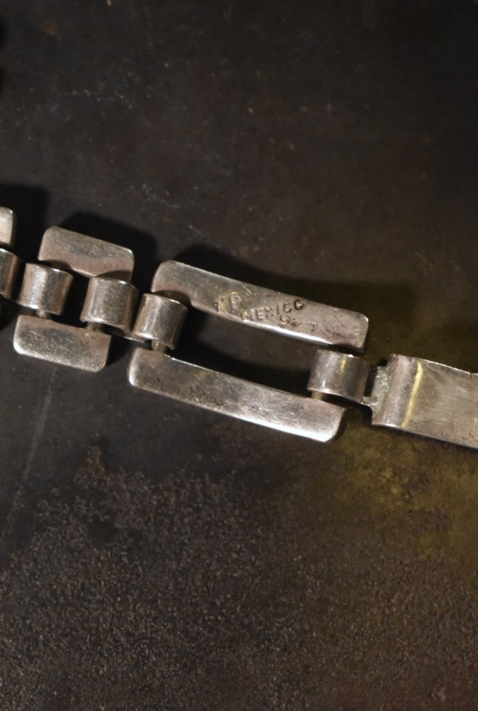 Mexico vintage silver chain bracelet