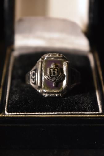 us 1956's silver college ring