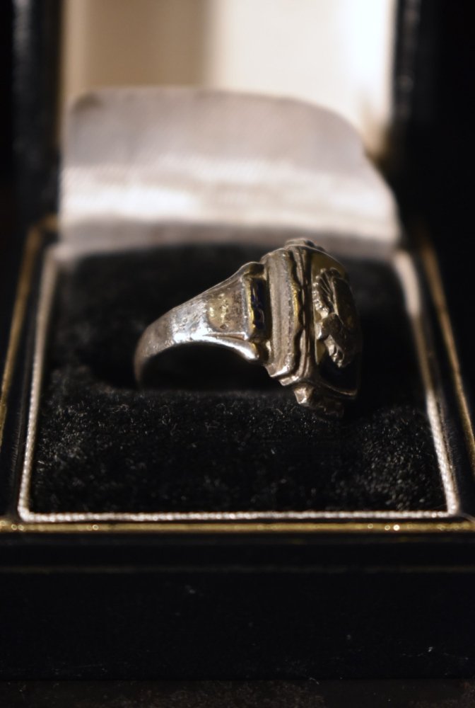 us 1956's silver college ring