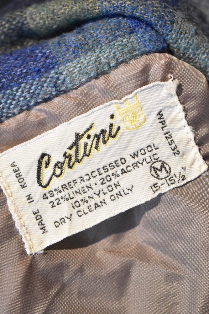us 1970's "Cortini" wool mix shirt