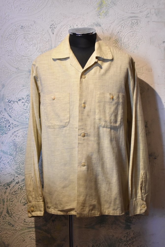 1950年代 Brewster 開襟シャツ [ 1950s ] [ Vintage shirt ] | Belphegol vintage 古着 通販  ヴィンテージ古着屋