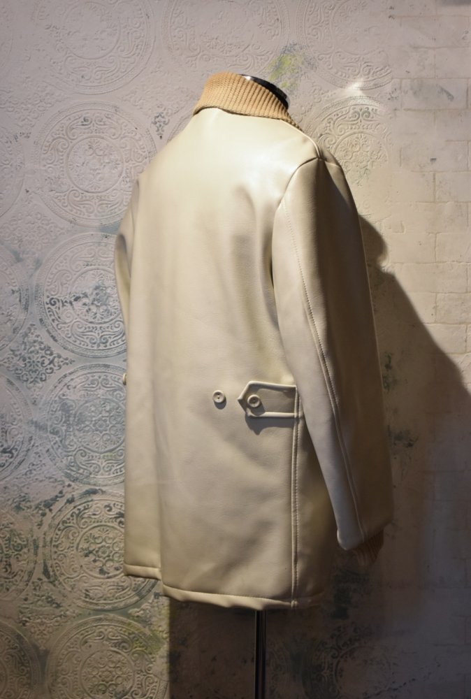 us 1950's~ "Nelco" fake leather jacket