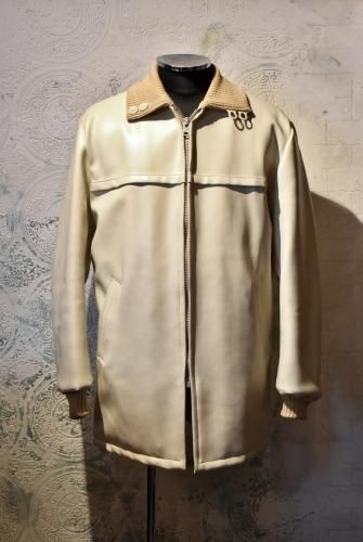 us 1950's~ "Nelco" fake leather jacket