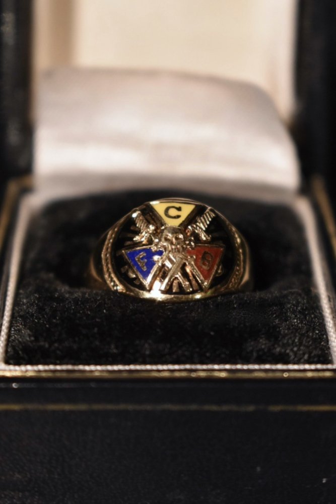 us ~1920's Knights of Pythias 10K ring