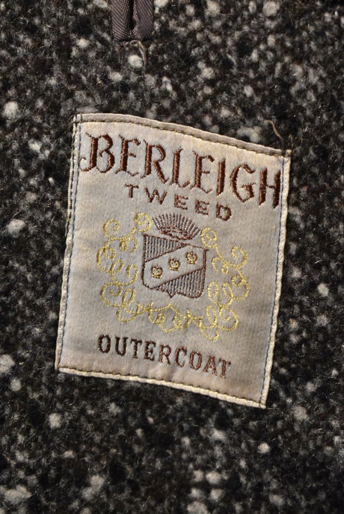 us 1960's "Berleigh" wool tweed balmacaan coat