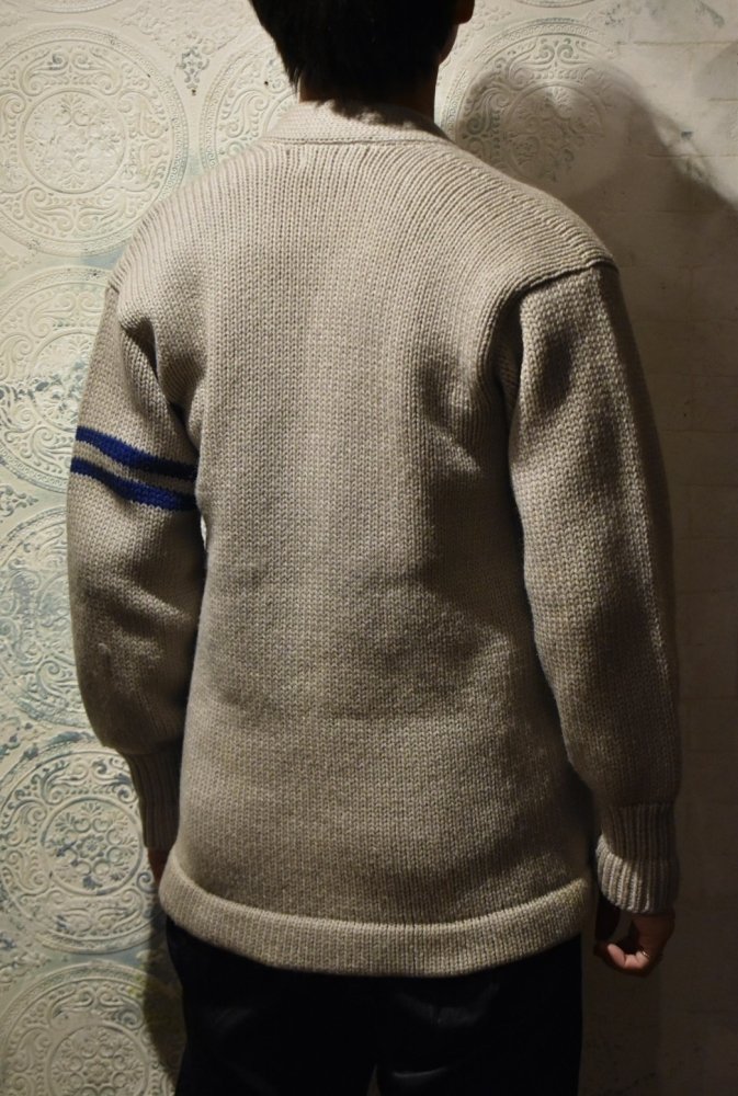 us ~1950's "Princeton" wool lettered cardigan
