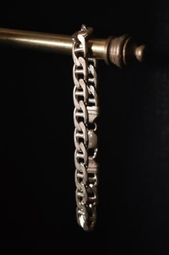 Italy vintage silver chain bracelet