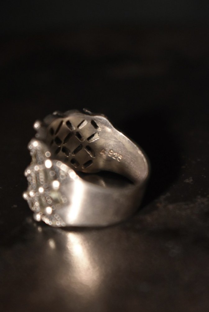 Vintage silver  marcasite ring