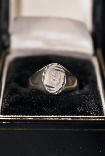British vintage signet ring