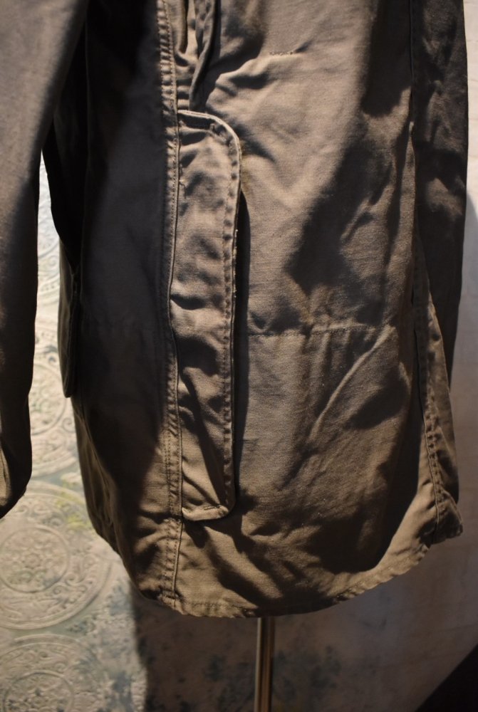 us 1950's~ "Wood Stream" cotton satin hunting jacket
