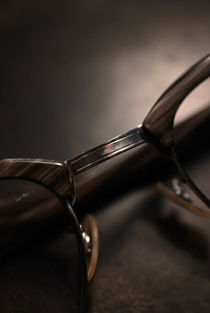 us 1950's~ SHURON RONSIR gray wood pattern glasses