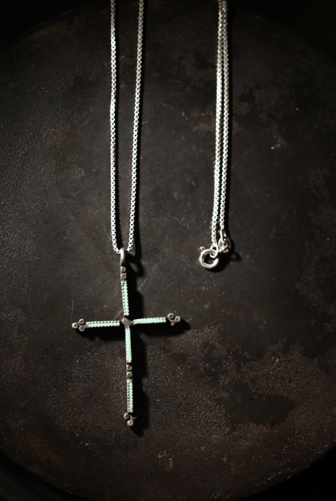 Vintage Zuni cross necklace.