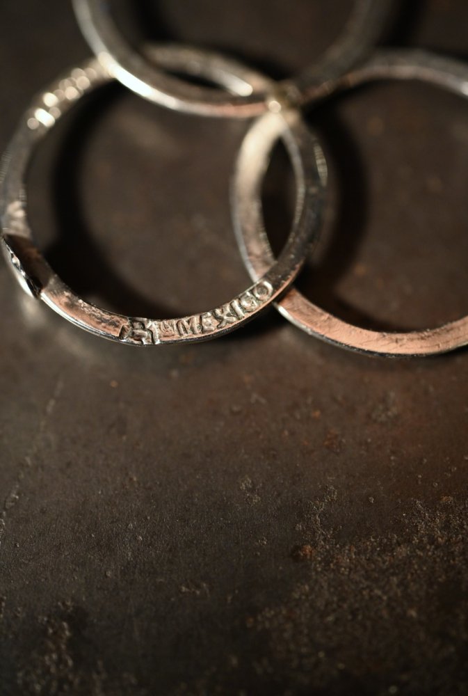 Mexico vintage silver fede ring