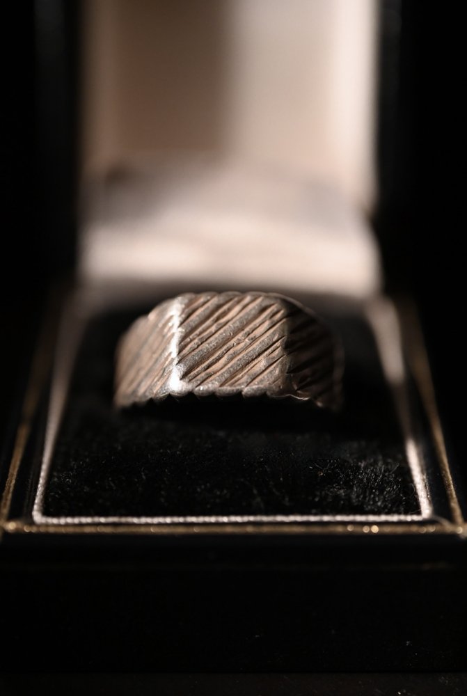 Vintage silver signet ring 