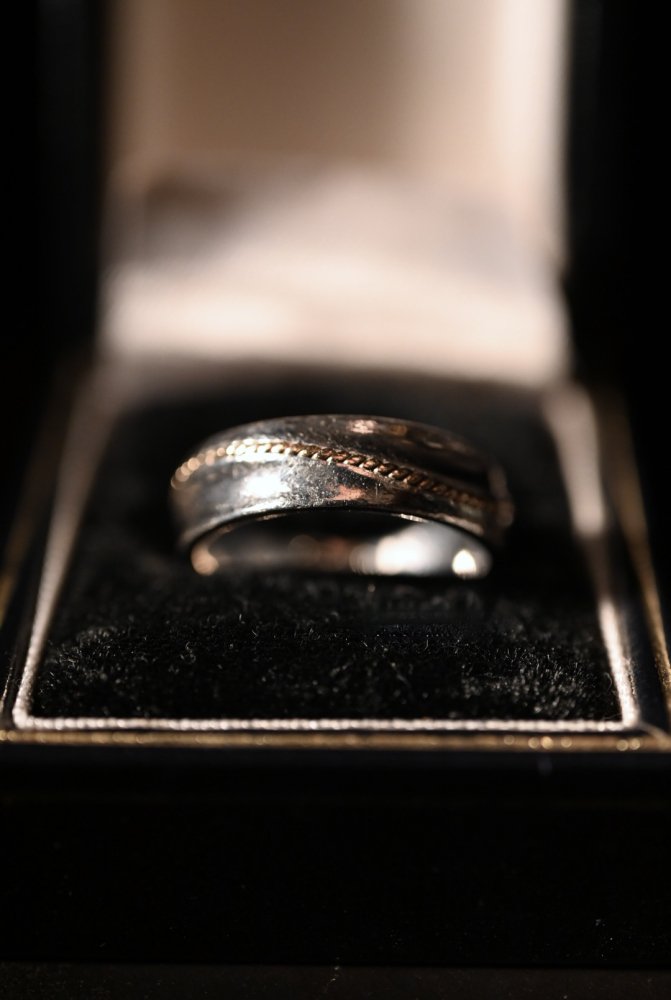 Vintage silver × 10K ring
