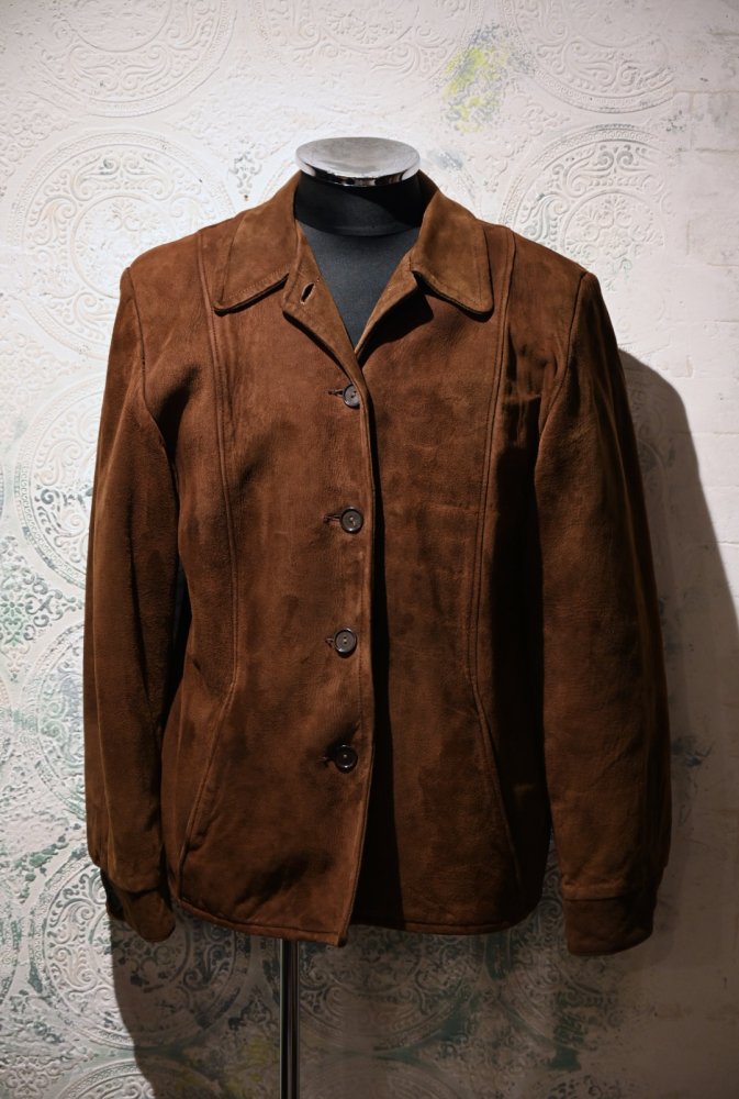 us 1950's nubuck leather jacket