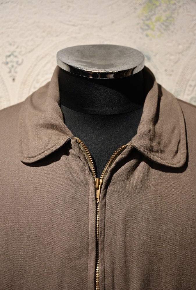 us 1950's~ "Berma" rayon gabardine jacket