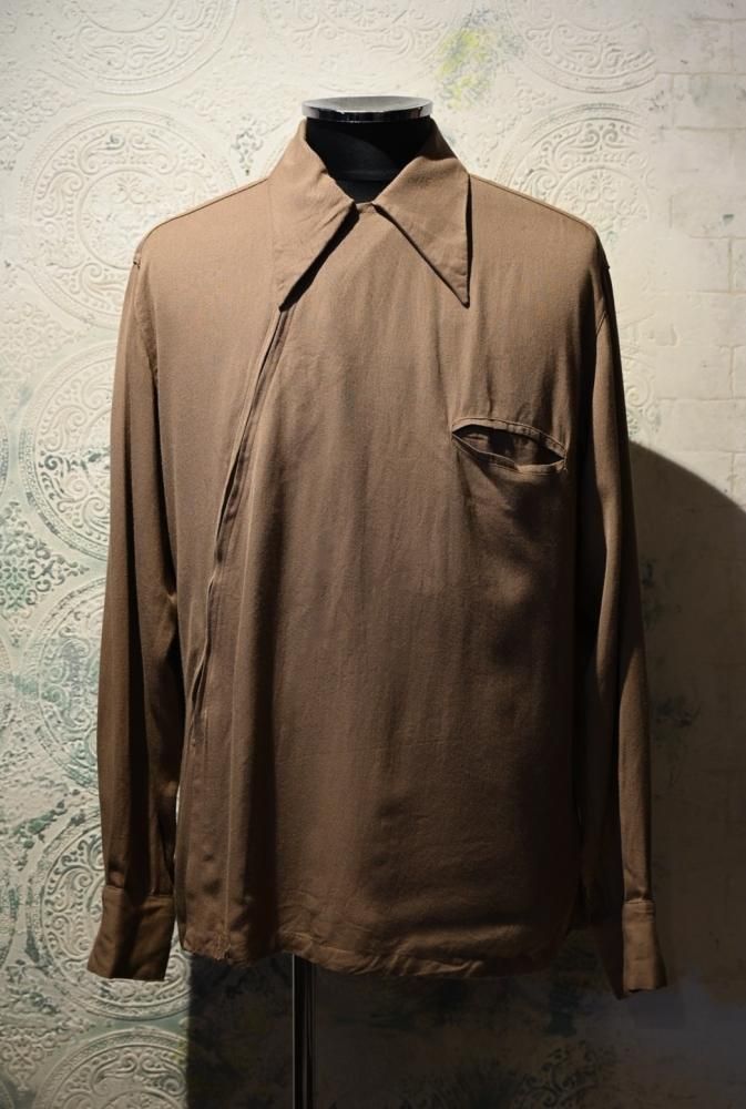 トップス 50-60s vintage rayon shirt 50s~60s vintage rayon shirt