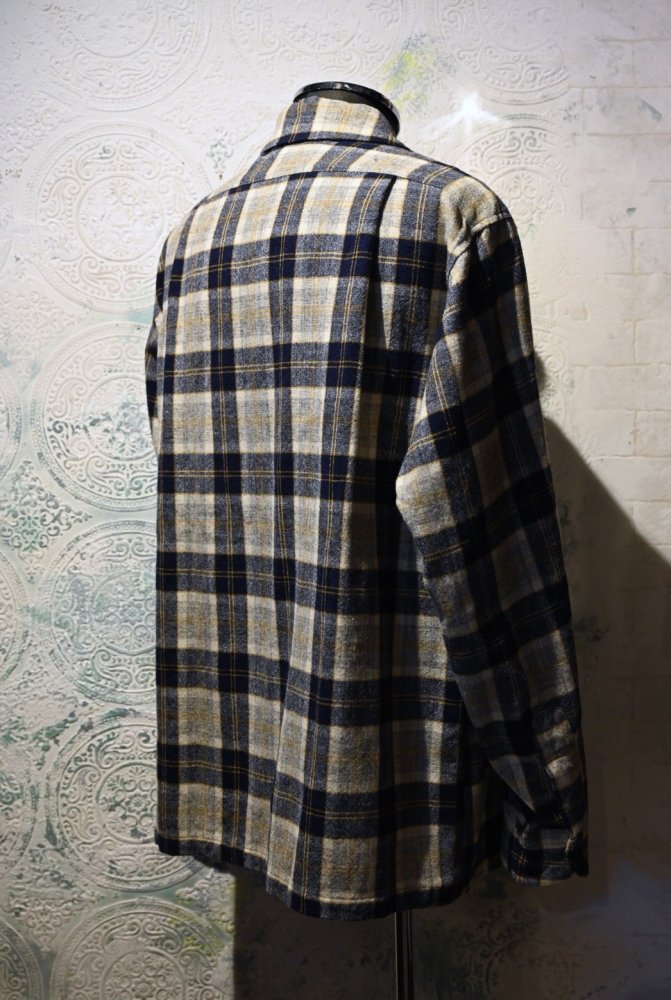 us 1960's "Pendleton" wool check shirt