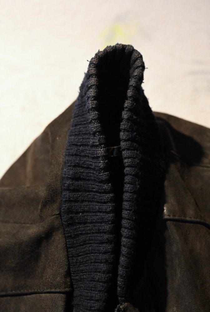 us 1970's~ suede  knit jacket