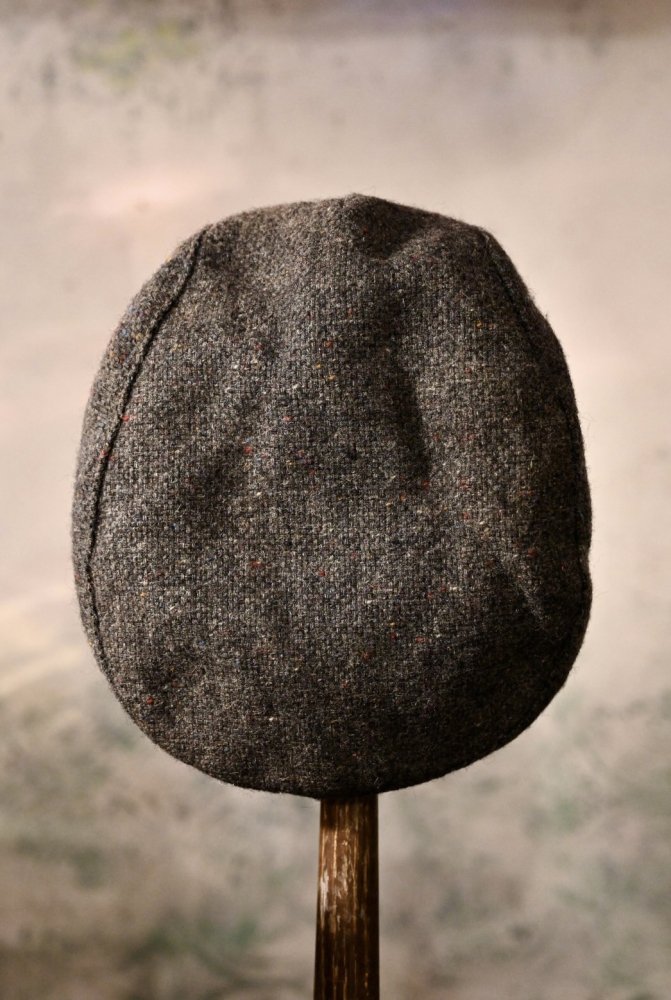 us 1960's~ wool tweed hunting cap 
