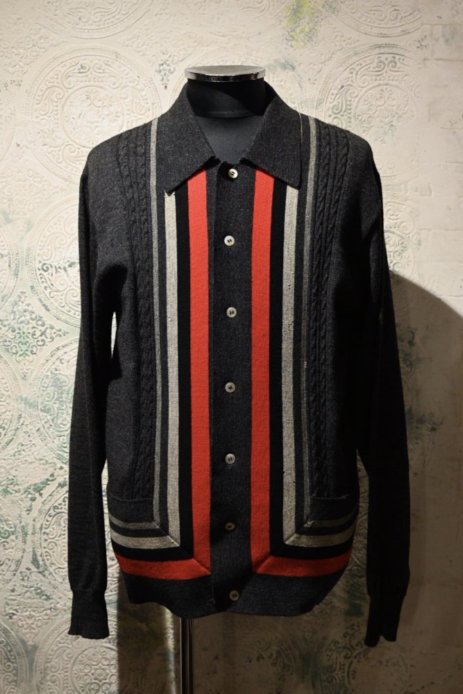 us 1960's Alexander's knit shirt cardigan