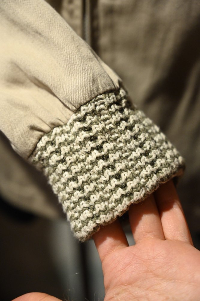 us 1960's cotton satin  knit blouson