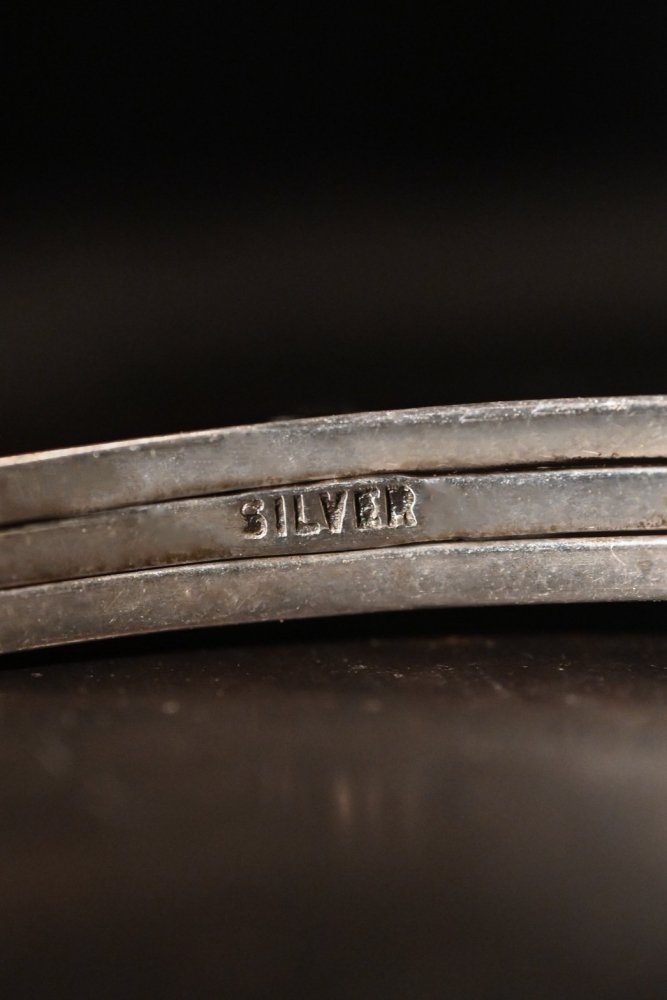 Vintage wire design silver bracelet