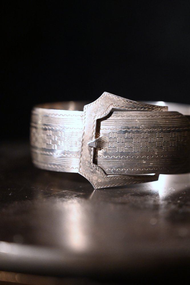 Canadian 1920's "BIRKS" silver belt bracelet