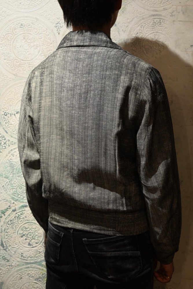 us 1950's "Domani" silk slab jacket