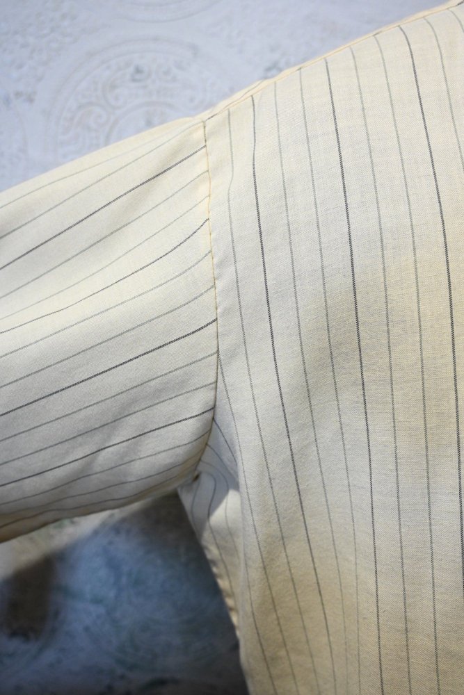 us 1960's~ "Horris" stripe button down shirt