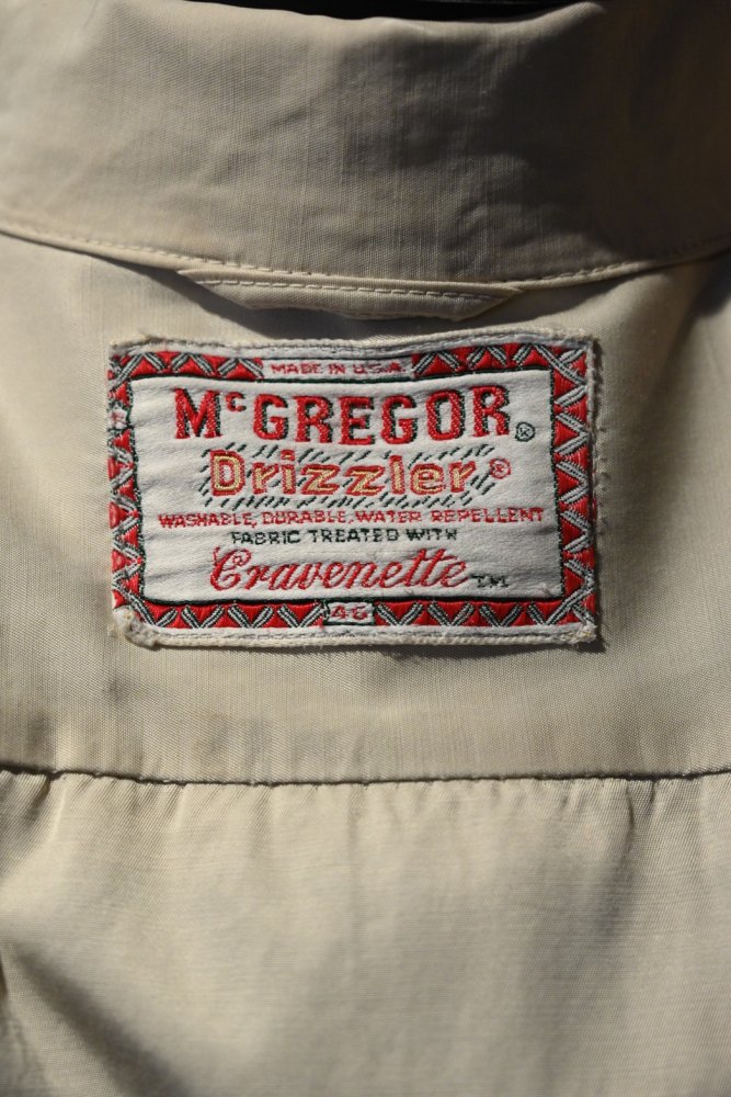us 1950's~ "Mcgregor" drizzler jacket